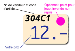 Exemple d'étiquette 